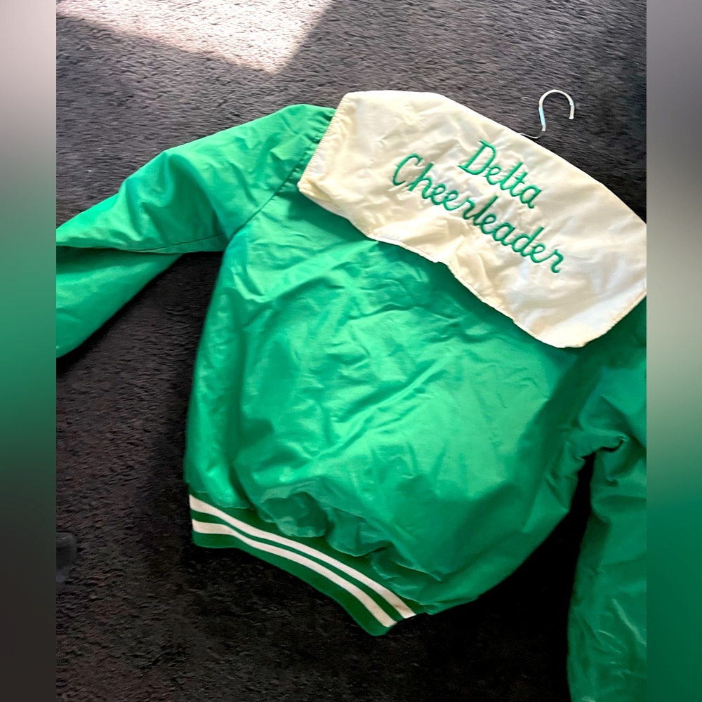 Vintage high school cheerleading jacket